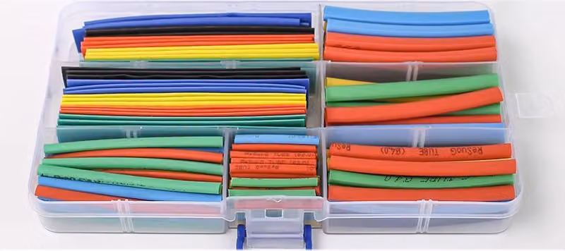 INF Kit tubi termorestringenti - 140 pezzi colori assortiti
