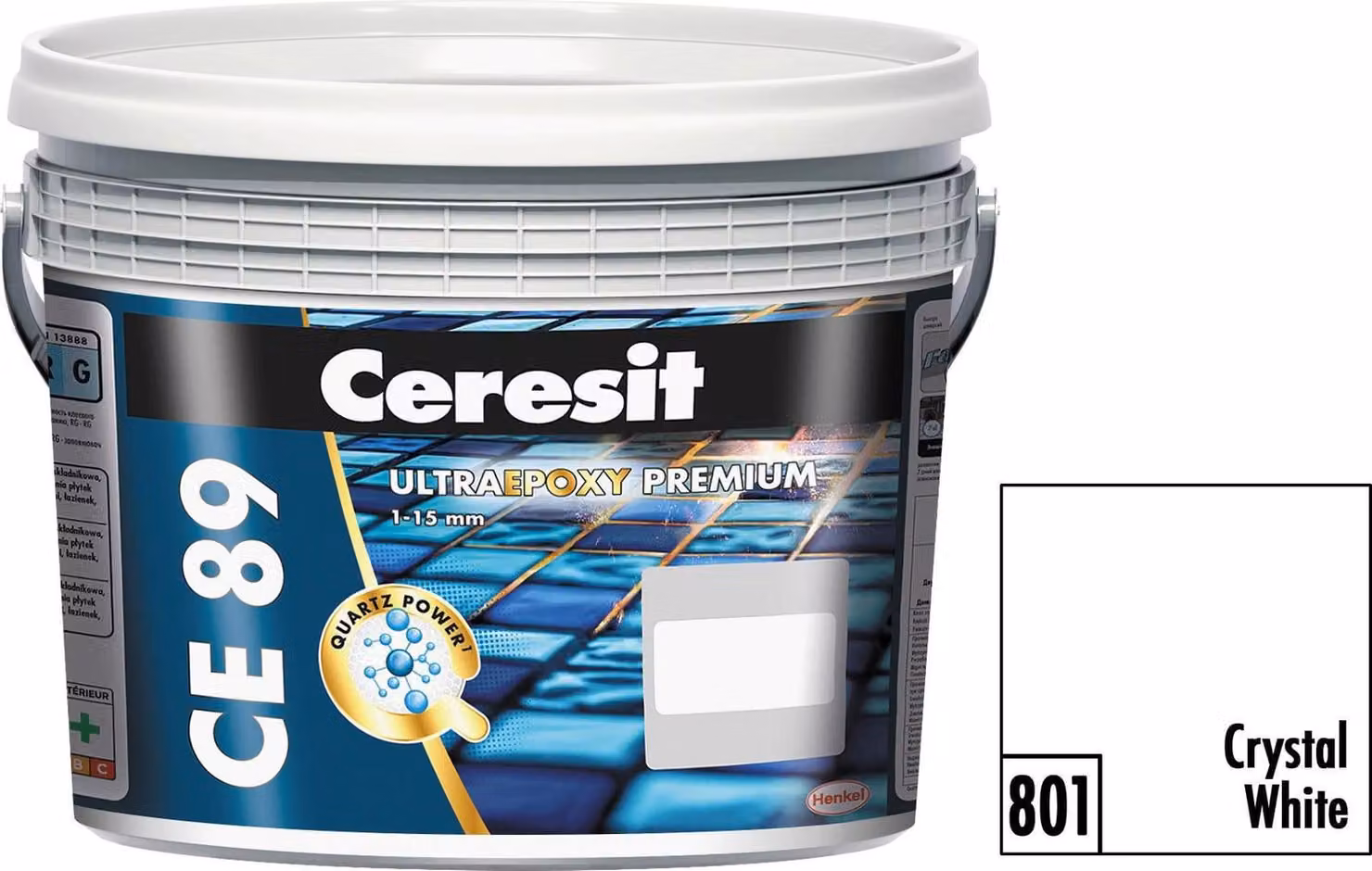 Stucco Ceresit CE 89 UltraPox colore bianco cristallo, 2,5 kg