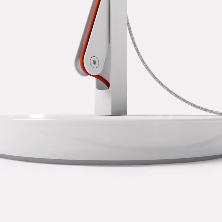 Rotaliana Lampada da scrivania String T1 Mini DTW, dimmerabile, Bianco / Opale, Studio / Ufficio, Alluminio, Design, Lampada da tavolo