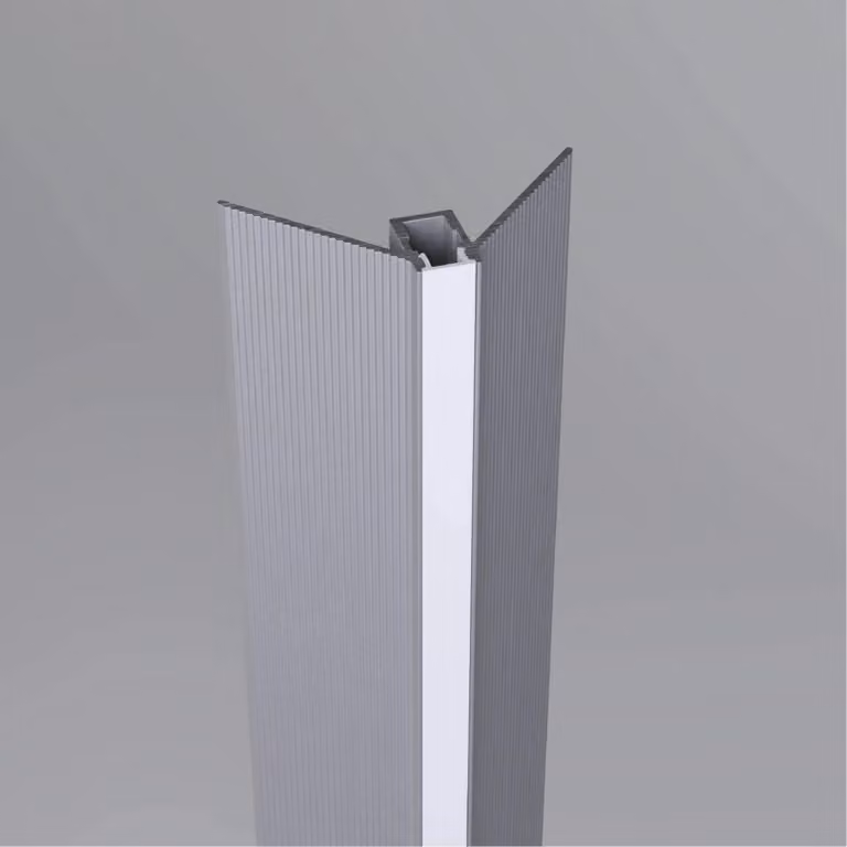 ARELUX PRF019, set Nanoprofile 3m per rifiniture d'angolo, installazione interna, con guarnizione e 2 tappi terminali (1 con foro e 1 senza foro)