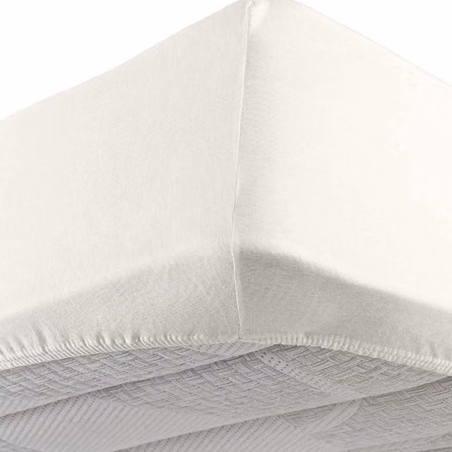 Lenzuolo con angoli elastici DaunenStep Vivacolor in jersey bianco
