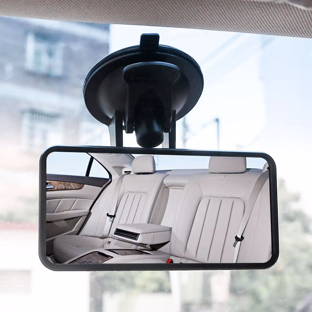 Specchio per auto per bambini, specchietto retrovisore interno con ventosa regolabile, osservazione dei bambini infrangibile, montato sul parabrezza per camion SUV