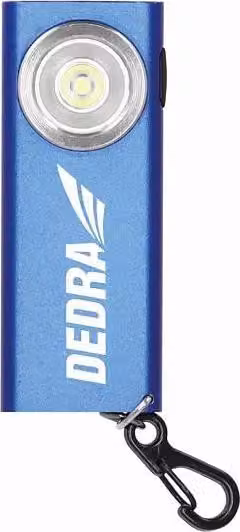 DEDRA torcia portatile SLIM LED, 210 lumen, ricarica tramite USB-C, modello L0901