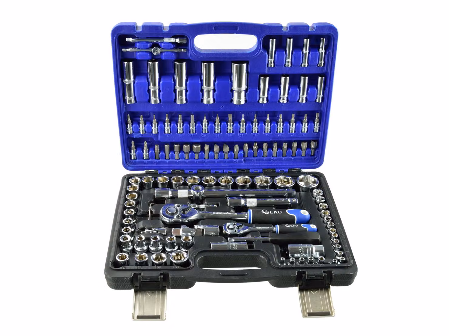 108El.crv Set di chiavi a bussola e Torx Geko(