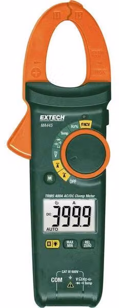 Extech MA445 Multimetro portatile, pinza amperometrica digitale CAT III 600 V Display (conteggi): 4000 (MA445)