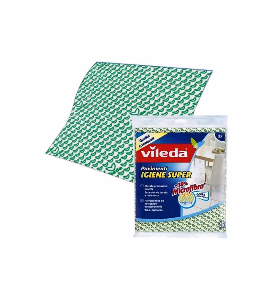 Panno per pavimenti Igiene Super Pz 3 cm 50x45 Vileda