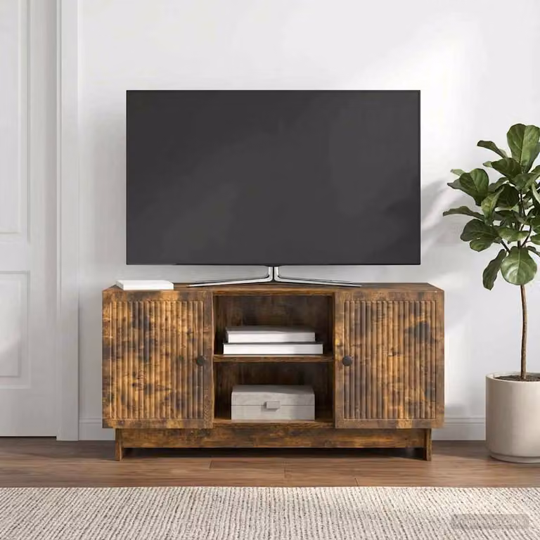 Mobile TV vidaXL in stile vintage, colore marrone, L/P/H: 102 x 34,5 x 50 cm