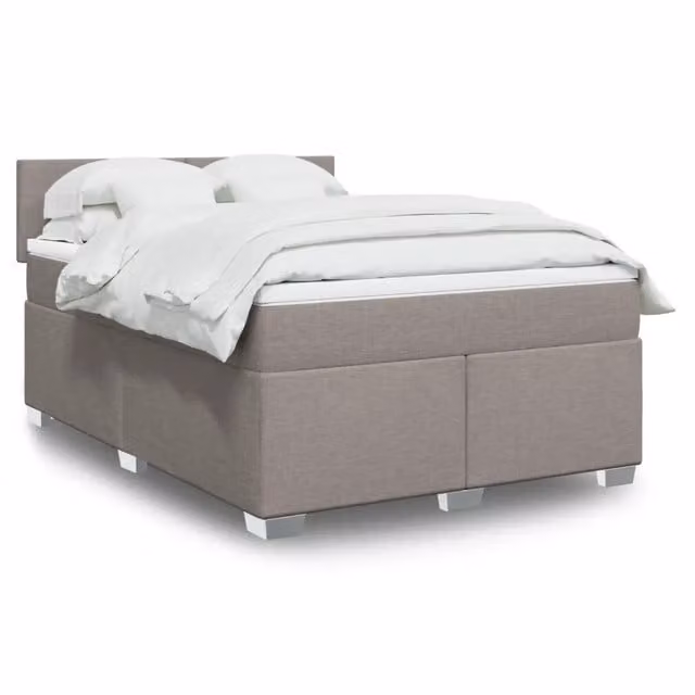 Letto Ibrido Moderno vidaXL con Materasso in Tessuto e Illuminazione Sottostante L/P: 160 x 200 cm