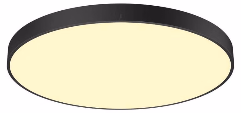 SLV 1007325 MEDO 90, plafoniera LED rotonda 2700/3000/4000K, 79W, taglio di fase del bordo d'uscita, 110°, nero