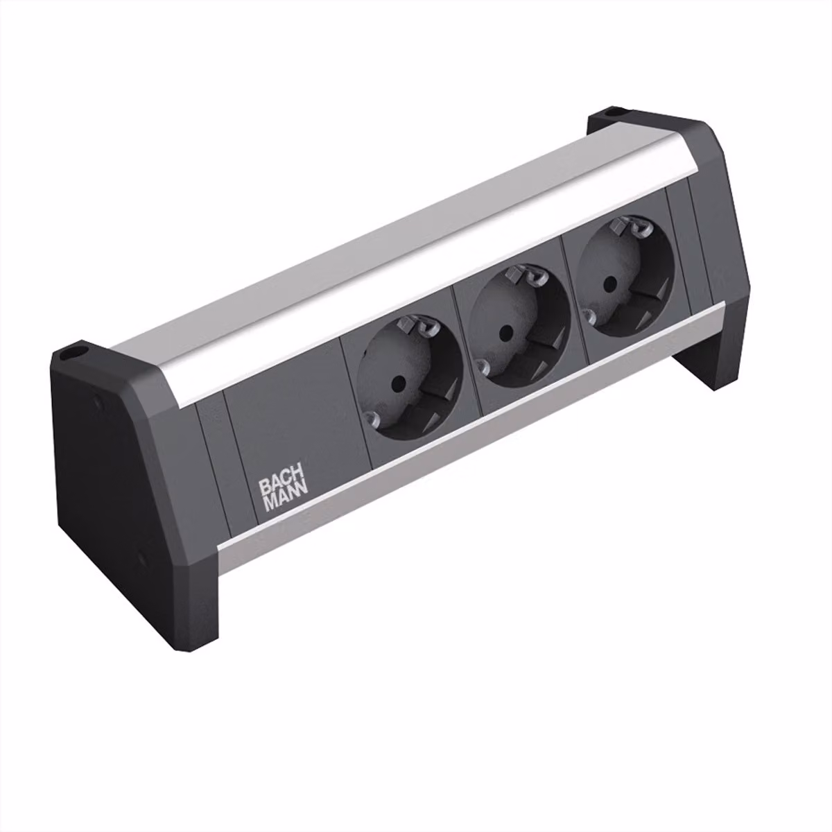 Bachmann DESK 1 - Presa multipla - AC 230 V - Ingresso, ingresso GST18 - Connessioni di uscita: 3 - Germania