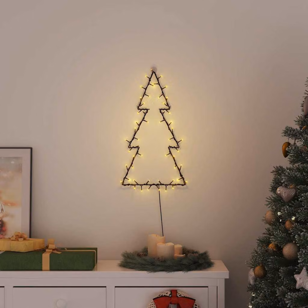 Maison Exclusive - Luci natalizie Silhouette albero di Natale 80 LED