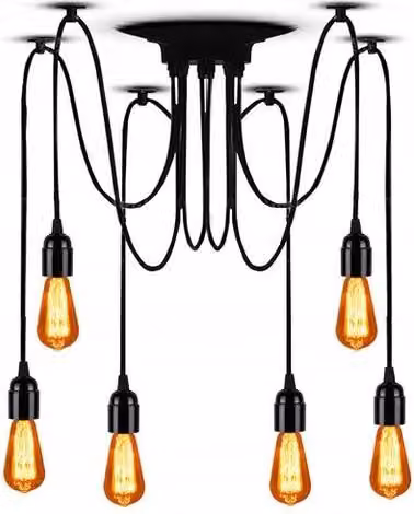 Lampada tooLight Jdl-01 Spider 6 Black