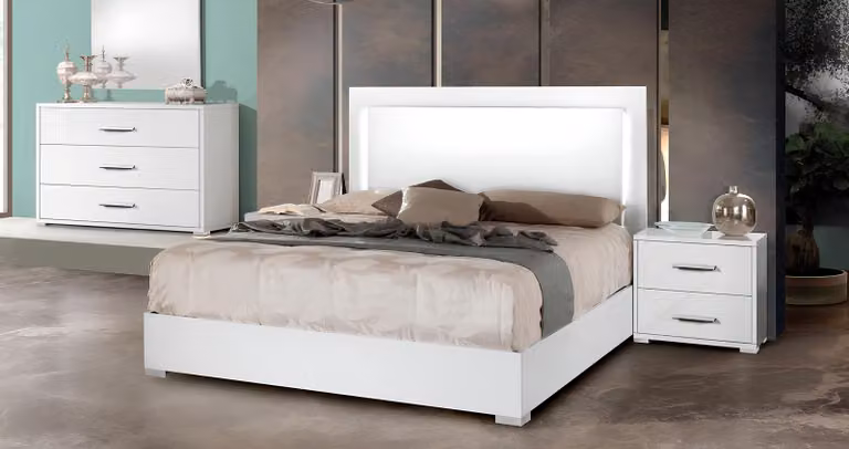 Bett Luxus Schlafzimmer Bettrahmen Polster Design Luxus Doppel Hotel Betten Weiß