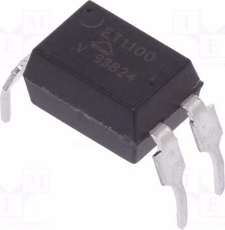 2 optoaccoppiatori, 1 canale, montaggio su pannello, Uce: 70V, TCET1100G, uscita