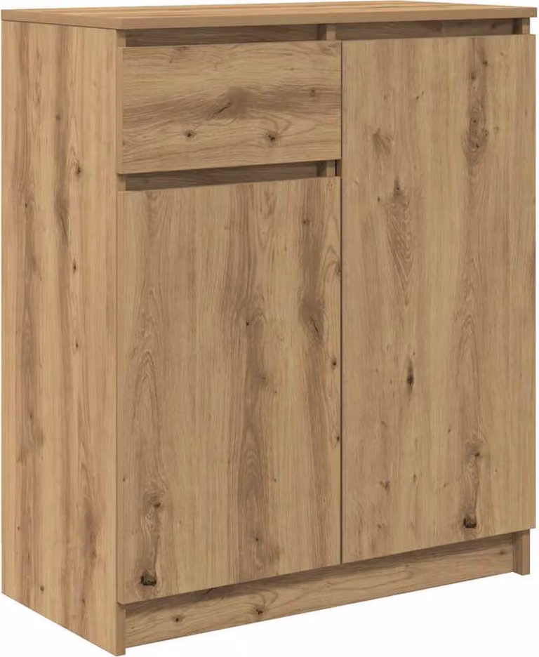 Credenza con Cassetto Rovere Artigianale 71x35x84 cm Truciolato