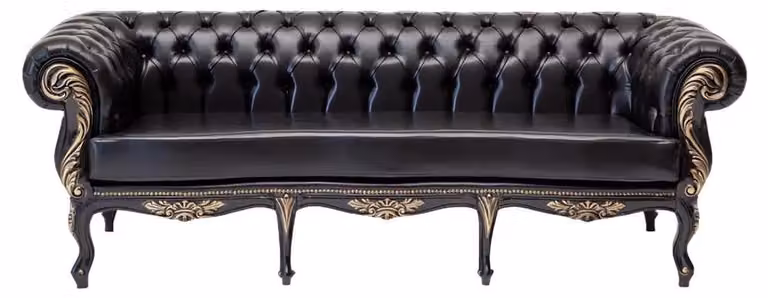 Bequem Chesterfield Sofa 3-Sitzer Relax Dreisitzer Sofa Couch Art déco 230 cm