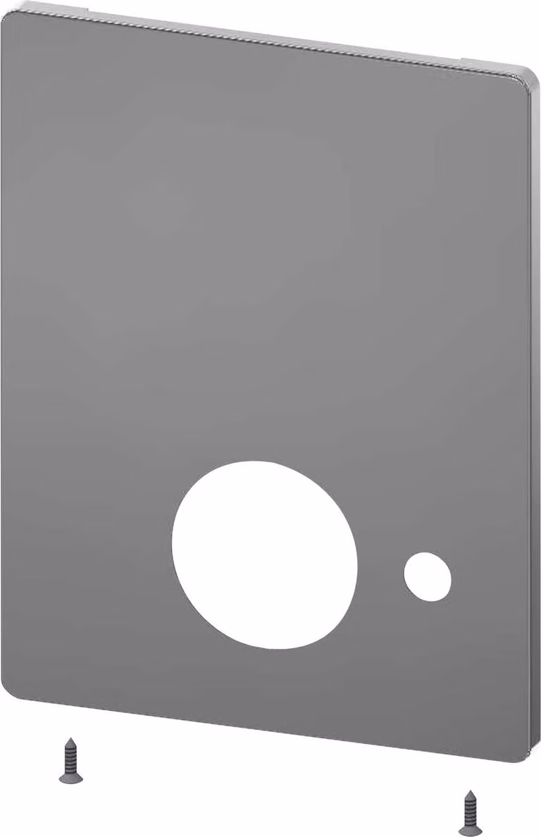 KWC AR piastra di copertura in acciaio inox, F5, 190x245 mm, per scarico, 2030045477