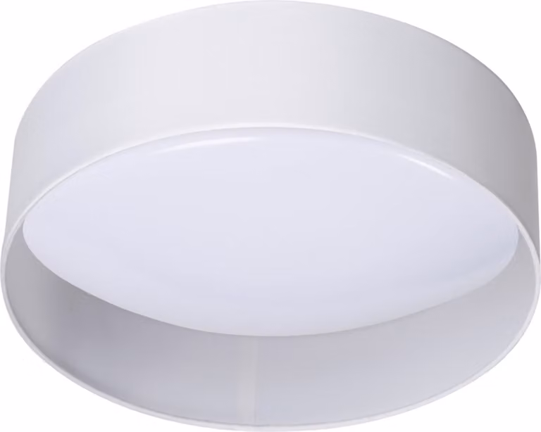 Plafone LED rotondo RIFA bianco 17,5 W, bianco caldo 1450 lm, plastica, dimensioni: 11,6 x 40 x 40 cm, IP20, Kanlux