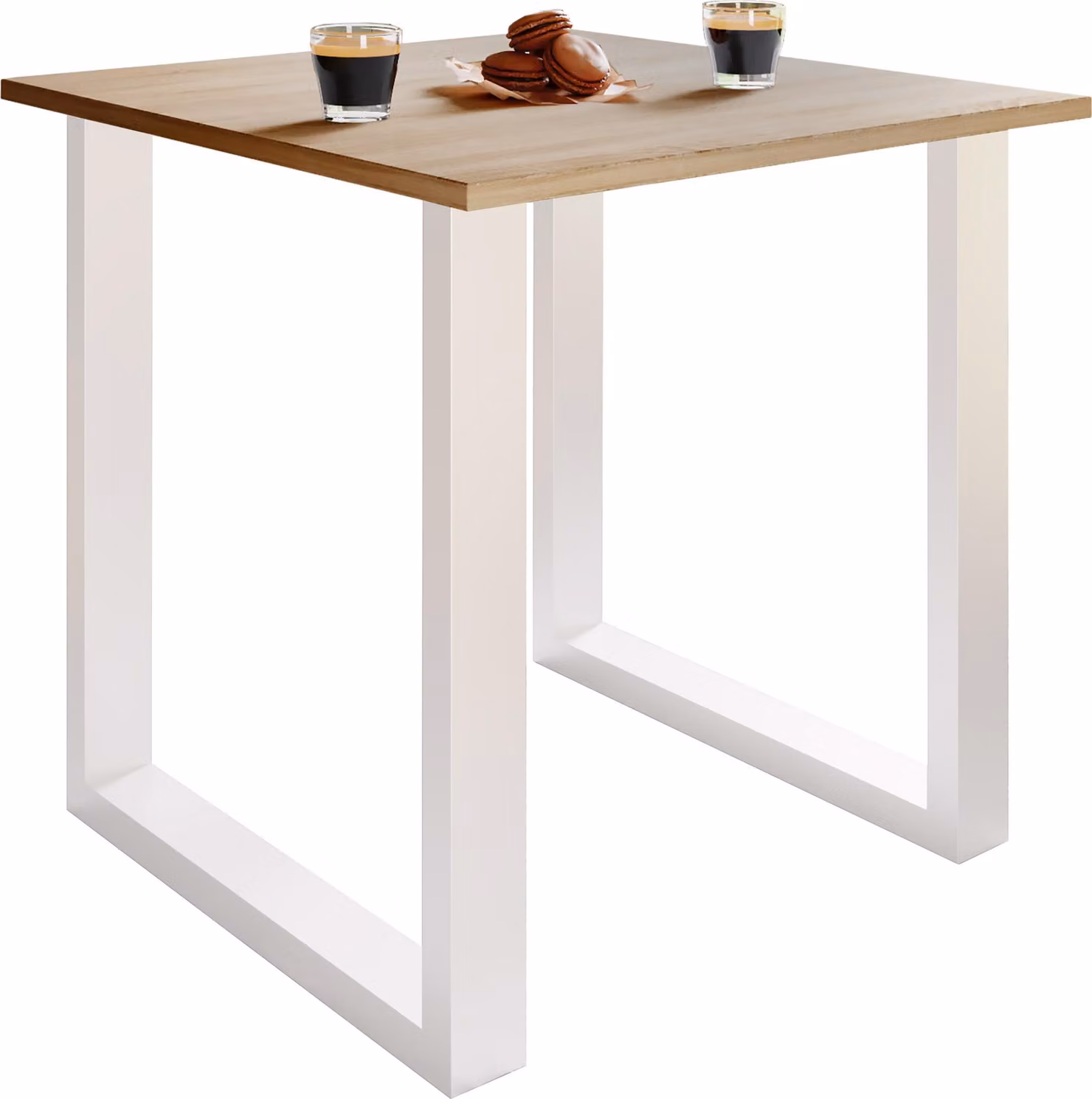 Tavolo da pranzo in legno Premium | H. 76 x W. 80 x D. 50 cm | Tavolo da cucina Tavolo da pranzo Xona U