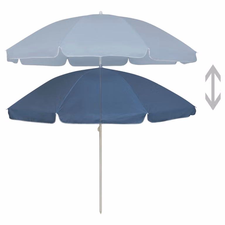 vidaXL Ombrellone blu 240 cm