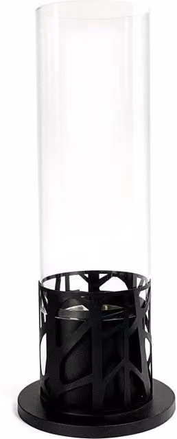 Lampada da tavolo Piper Stones in vetro trasparente, L/P/H: 20.3 x 20.3 x 50 cm