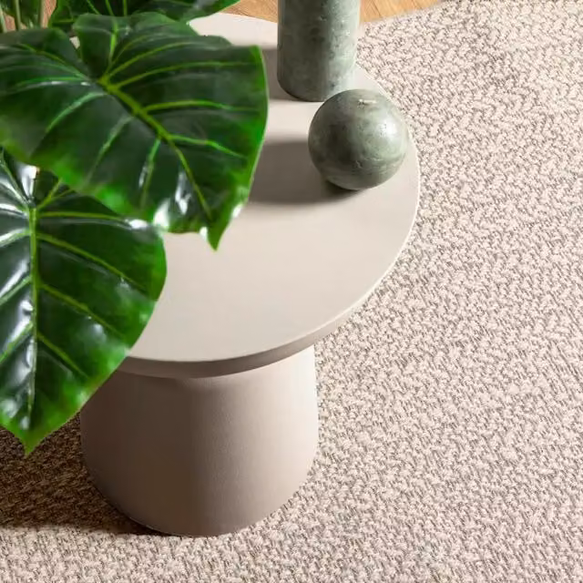 Tappeto ZIZUR Crema con aspetto iuta per interni ed esterni, L: 290 cm, P: 200 cm