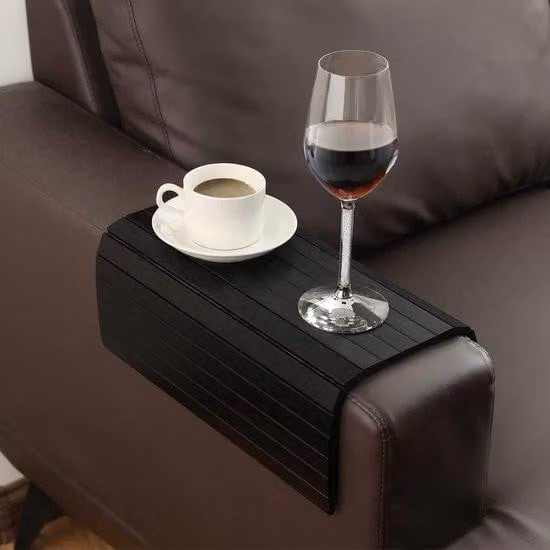 Tavolino da divano per panca Tavolino da divano pieghevole e versatile per bevande, snack, telecomando o telefono