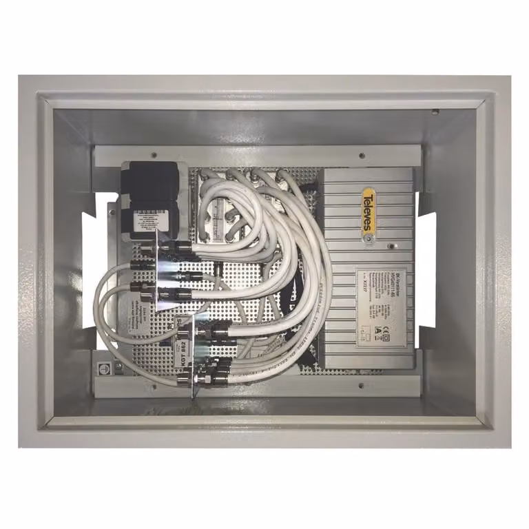 Armadio di distribuzione Televes MSR916AZ BK da 9 a 16 prese