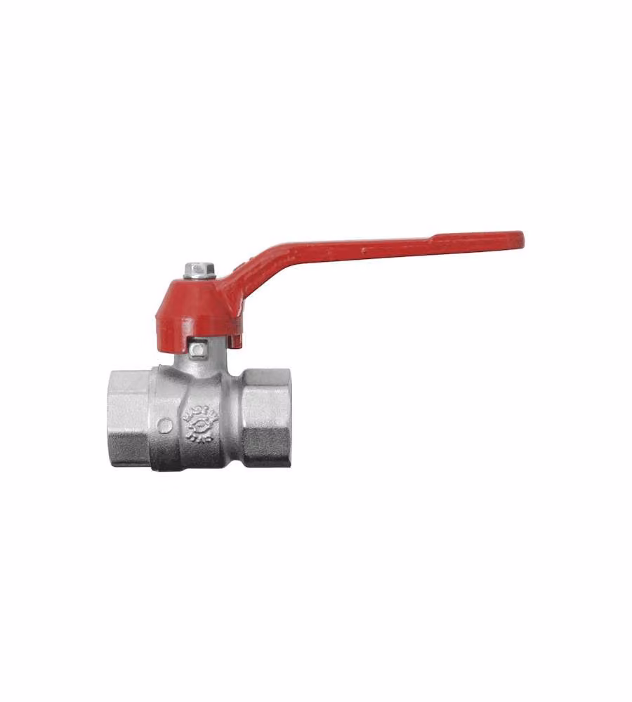 IDRO-BRIC Valvola a sfera 1/2" FF passaggio totale alluminio per acqua