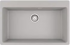 Lavello 1 vasca (78x50cm) Mrg 610 73 ftl MARIS Alluminio Opaco 114 0661 712