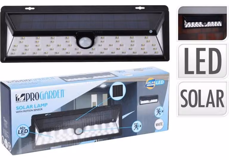 Luce LED solare con rilevatore di movimento KO-DX9520030