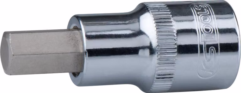 KS TOOLS 1/2" CHROMEplus bit socket esagono corto 1/4" - 918.1703