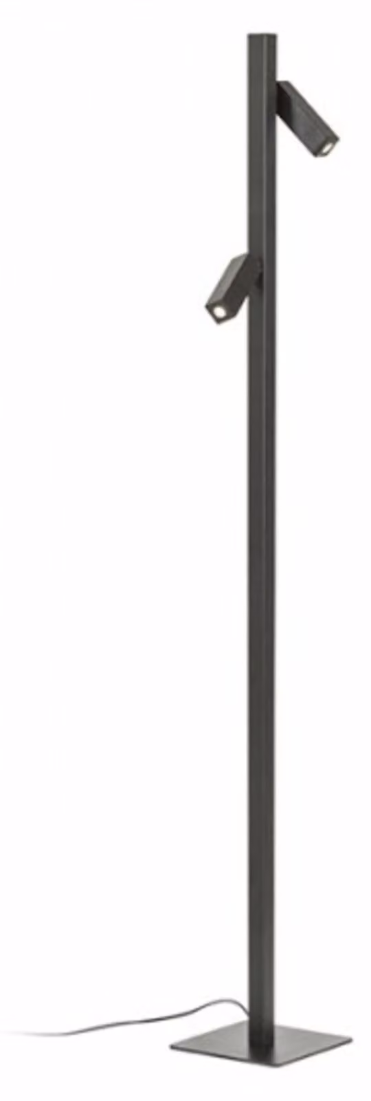 FADO Standing nero 230V LED 2x3W 45° 3000K