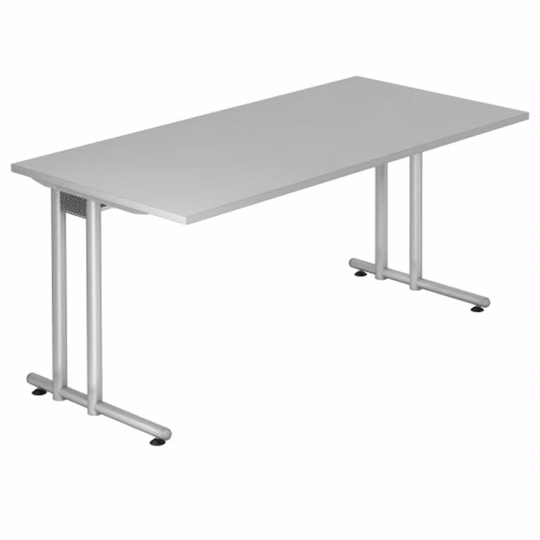 HAMMERBACHER NS16 Schreibtisch grau rechteckig