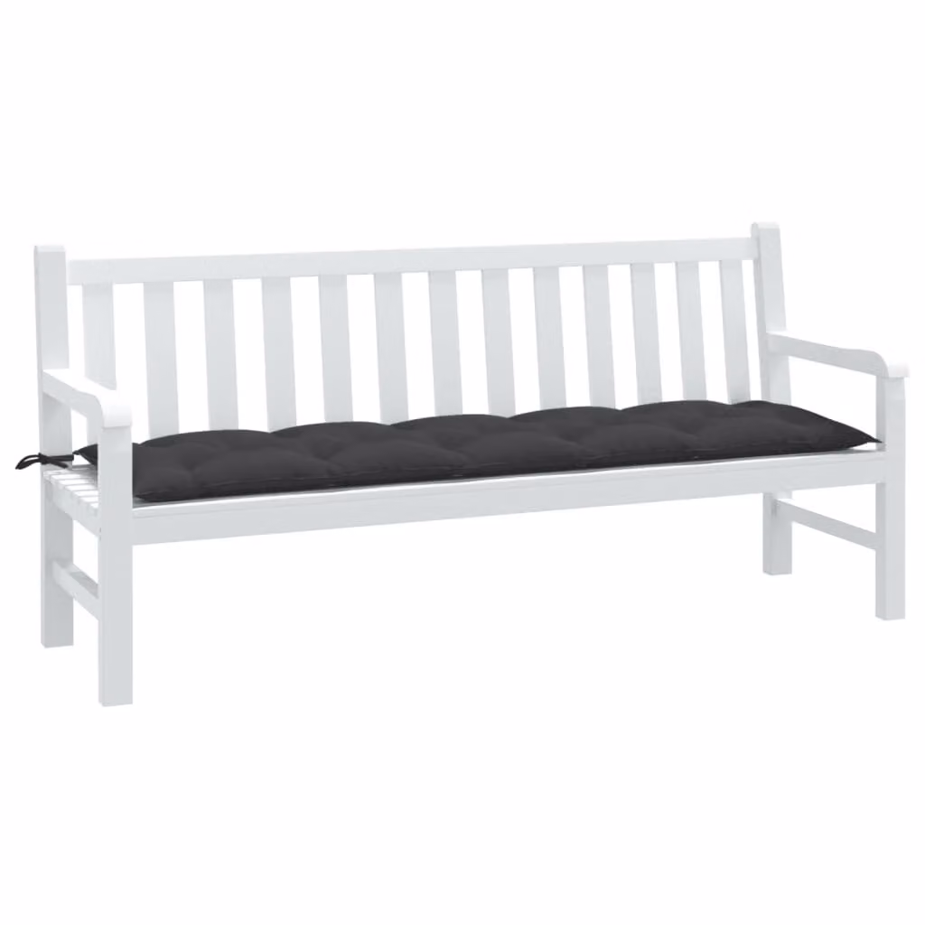 Cuscino per panca da giardino vidaXL Antracite Mélange L: 180 cm, P: 50 cm, H: 7 cm