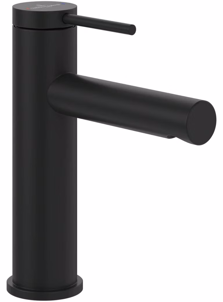 Rubinetto Villeroy & Boch WT Loop & Friends 38x166x145 mm senza gruppo di scarico, nero opaco, 1 pz.