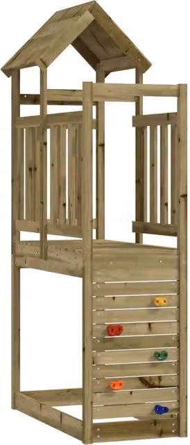 Torre da Gioco Marrone Legno Impregnato Solido 3417210