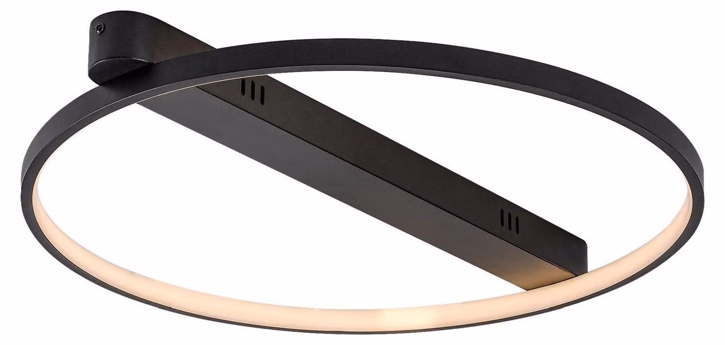 Rabalux Lampada a soffitto LED nera Beliza 550 mm 45 W 71344