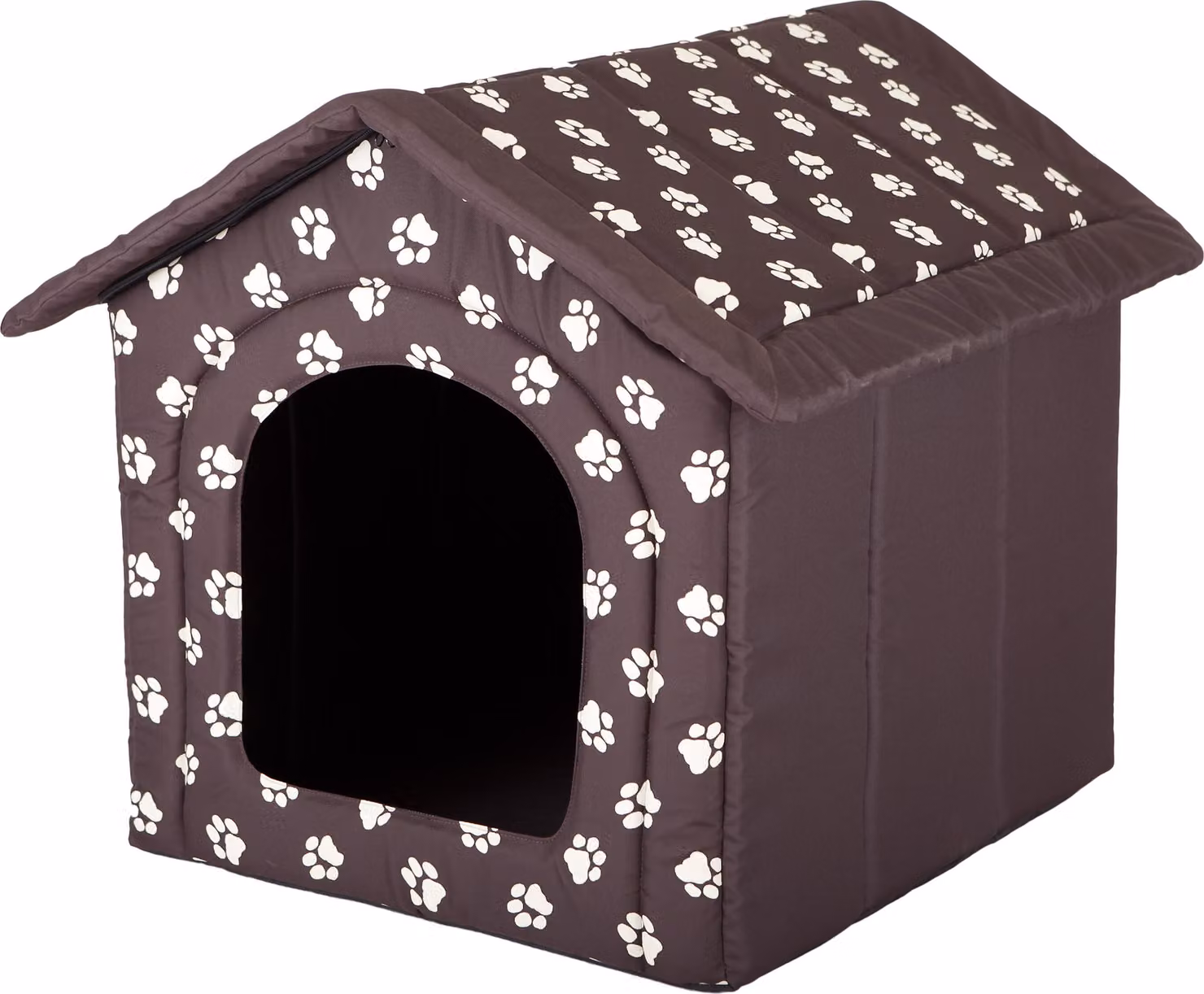 Cuccia per cani, cuccia per cani, letto per cani, casa per gatti, grotta per gatti, piccola L - 52x46 cm marrone con zampe