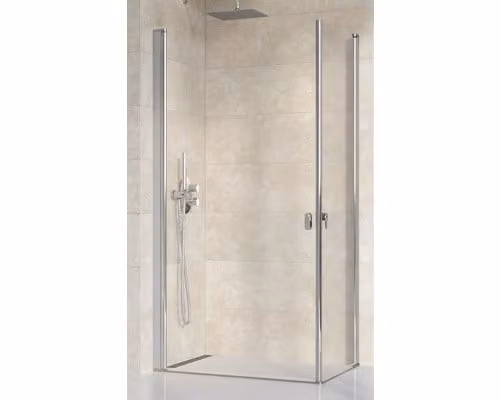 Un lato della cabina doccia Ravak Chrome CRV1-100 alu+trasparente 1QVA0C01Z1