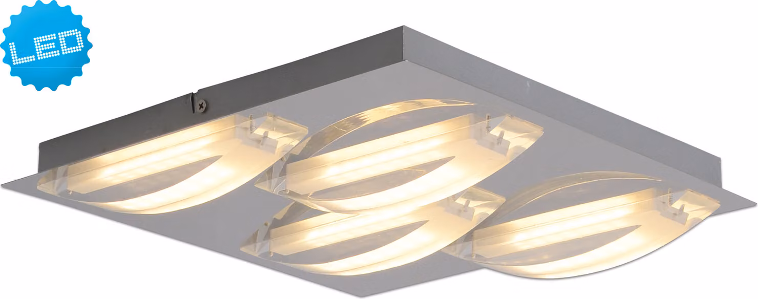 Näve - Plafoniera LED, Napoli, dimensioni: p: 15cm; h: 13cm; 1239842