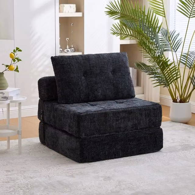 Divano Letto Pieghevole con Cuscini ¨C MINIMAL ¨C Materasso Foldable, Sofa da Terra
