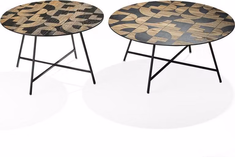 Couchtische Beistelltisch Kaffeetische Designer Wohnzimmertisch 2 tlg.