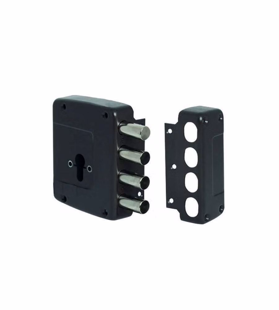 Serratura di sicurezza semplice destra Cisa colore nero 56152-60-1