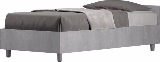 Letto Singolo 80x200 cm Nuamo - Contenitore,Grigio
