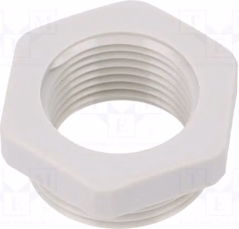 1 x Riduttore di filettatura per filetto interno: M20, filetto esterno: M25, modello 107 R, materiale: PA (poliammide), riduzione M25-20