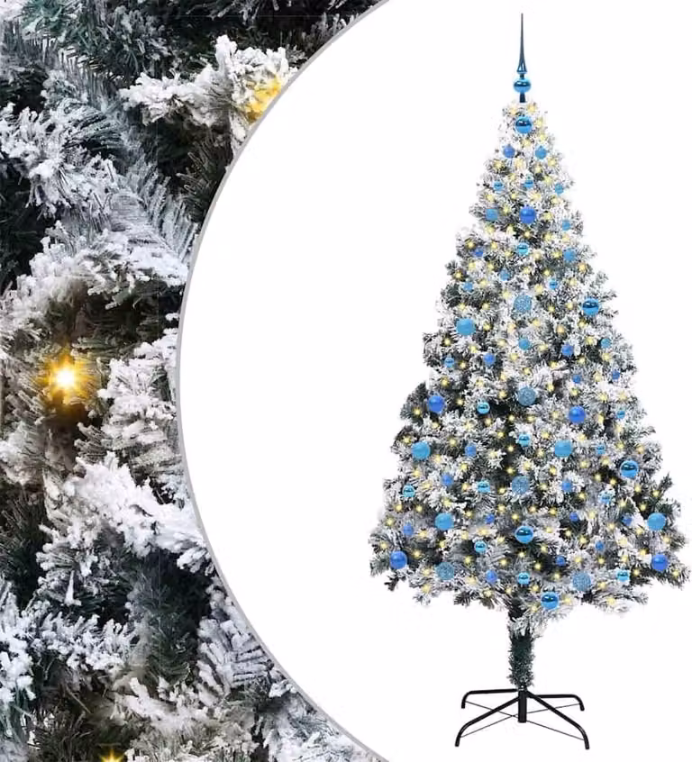 Albero di Natale artificiale con 300 LED Bianco 210 cm