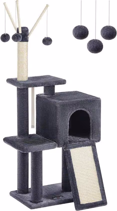 Torre per gatti domestici, grigia, PCT143G01