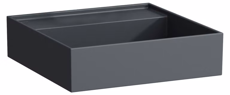 LAUFEN Kartell lavabo à poser, sans trou pour robinet, sans trop-plein, 460x460mm, H8183317581121, H8183317581121