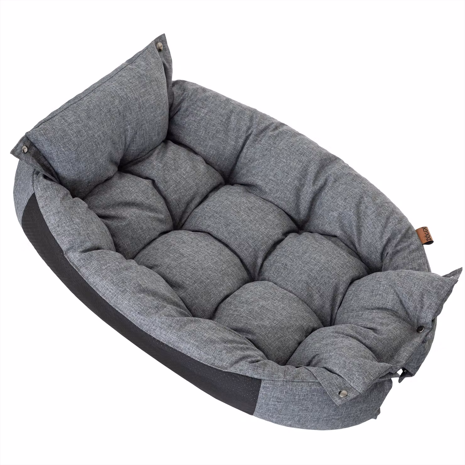 Letto per cani 2in1 "Twice" -120x80cm- Divano e materasso multifunzionale, pieghevole, impermeabile, antiscivolo, per cani e gatti | PillowPrim